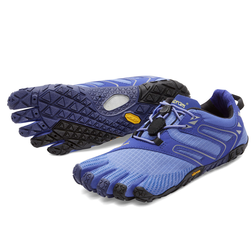 Vibram Fivefingers V-Trail Bayan Koşu Ayakkabısı Mor/Siyah,VZ9730415